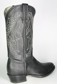 2058 Mezcalero Black Cowboystiefel Hirschleder