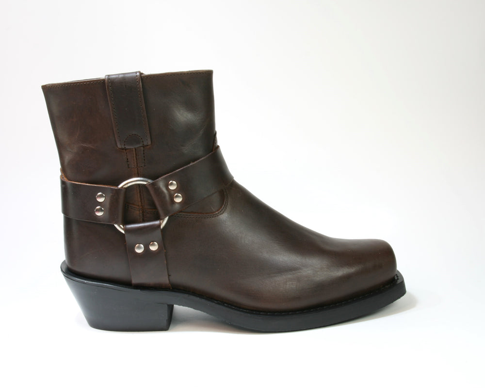 2059 OLD WEST Route 66 Bikerboots Dark Brown