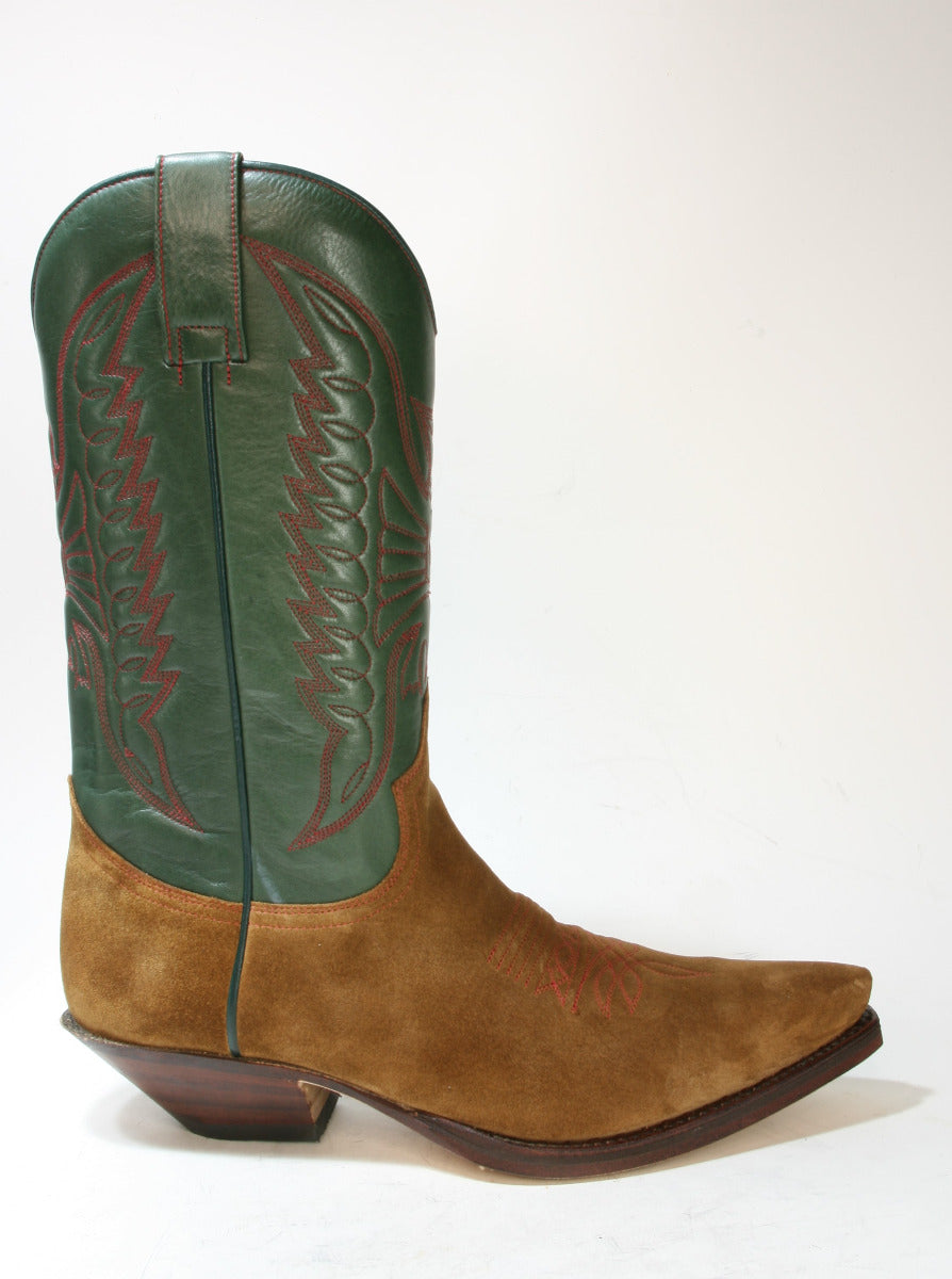 2073 Sendra Cowboystiefel Serr. Daino Tabaco Forest