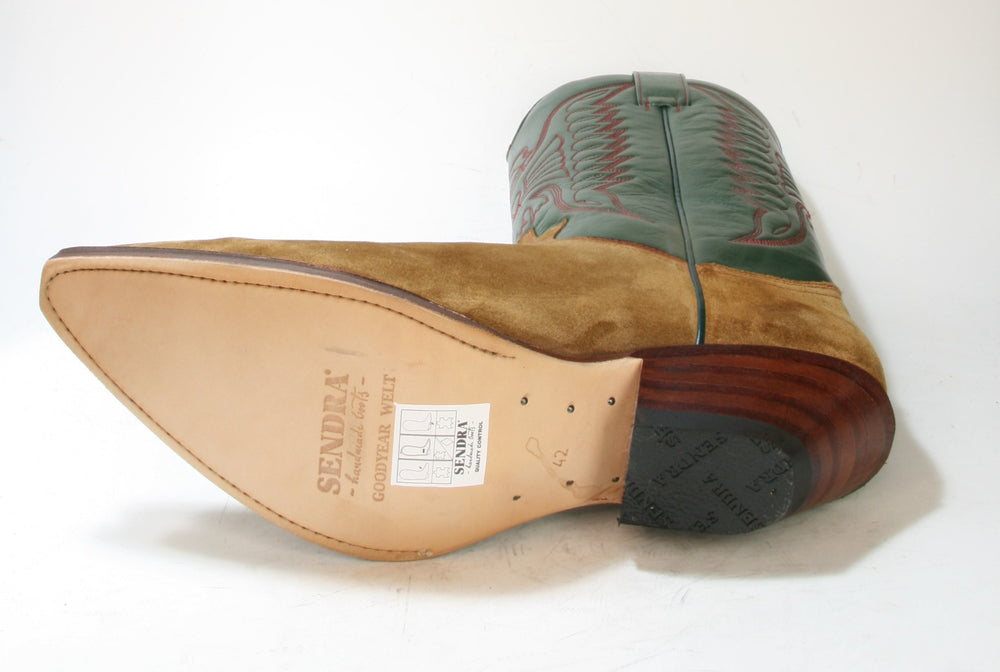 2073 Sendra Cowboystiefel Serr. Daino Tabaco Forest