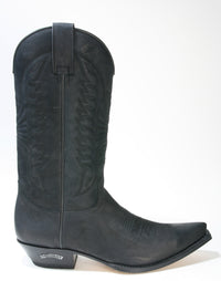 2073 Sendra cowboy boots WEST Nubuck Negro