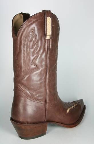 2104 Tony Mora Cowboy Boots Brown Eagle