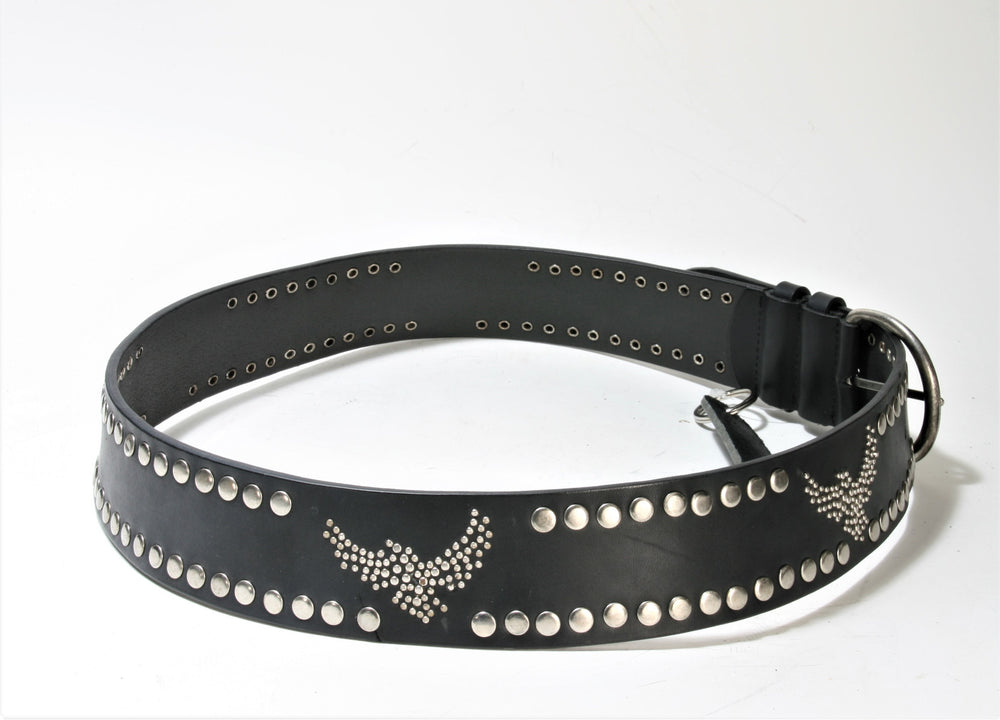 215 Original belts, Negro belts with rivets