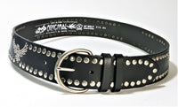 215 Original belts, Negro belts with rivets