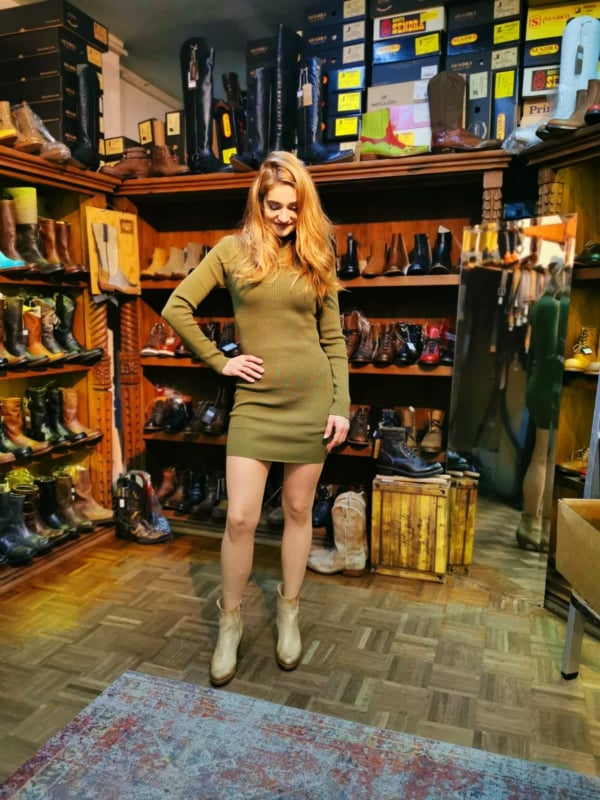 2258 Mayura Stiefeletten Afelpado Camel Wildleder