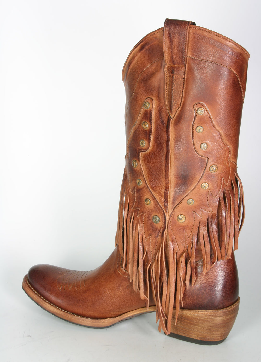 2315 Sancho Abarca FADO CUERO fringed boots
