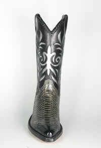 2324 Tony Mora cowboy boots Python Gris Negro