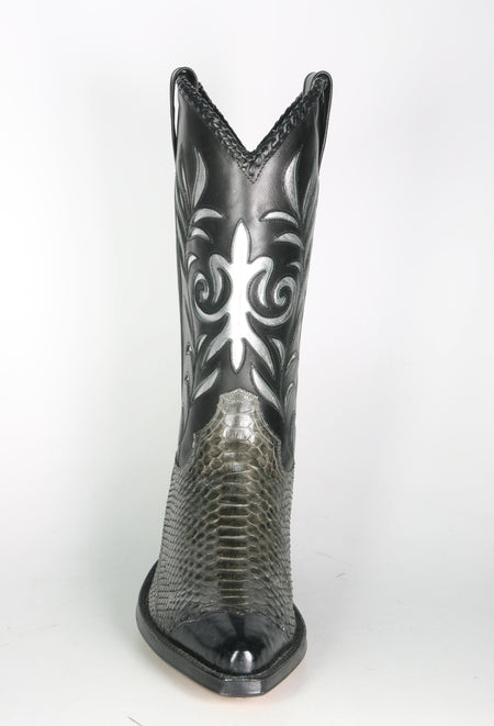 2324 Tony Mora cowboy boots Python Gris Negro
