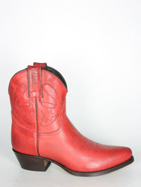 2374 MAYURA Cowboystiefel Kurzschaft Rojo