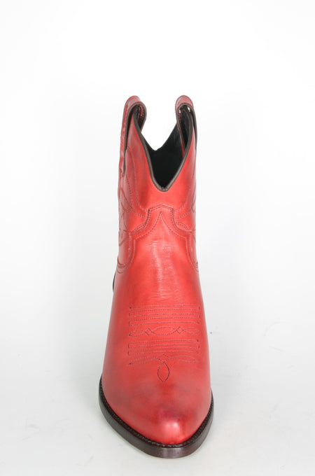 2374 MAYURA Cowboystiefel Kurzschaft Rojo