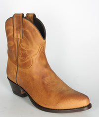 2374 MAYURA Cowboystiefel Kurzschaft Serr. Whisky