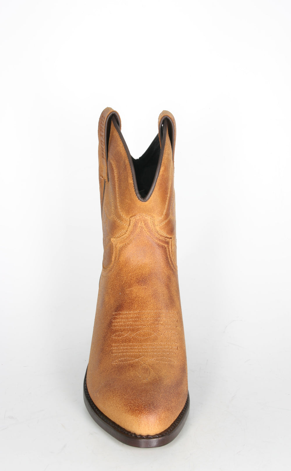 2374 MAYURA Cowboystiefel Kurzschaft Serr. Whisky