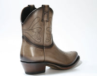 2374 Mayura cowboy ankle boots vintage taupe