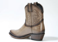 2374 Mayura cowboy ankle boots vintage taupe