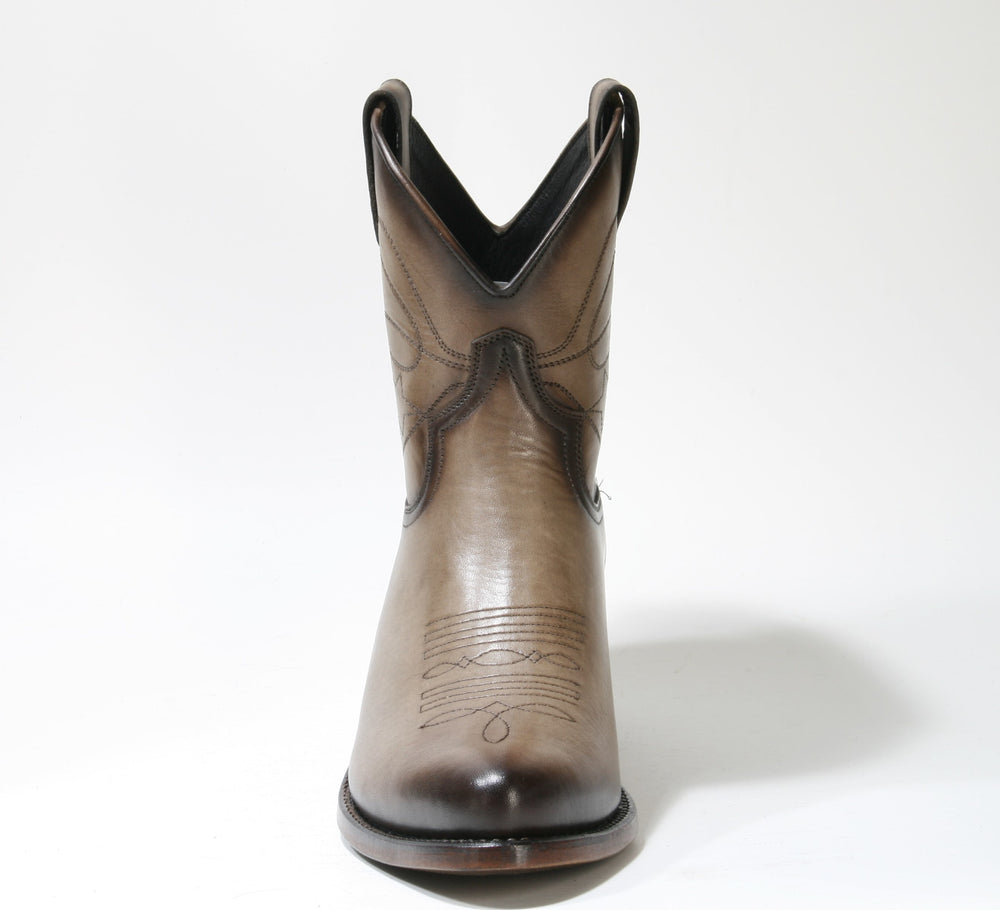 2374 Mayura cowboy ankle boots vintage taupe