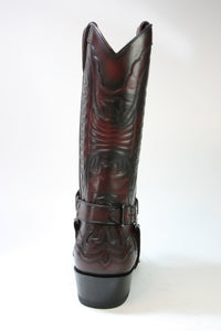 2471 Mayura Bikerboots Burdeos Negro