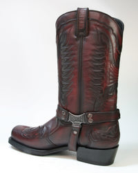 2471 Mayura Bikerboots Burdeos Negro