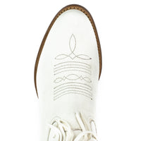 2475 Mayura Fransenstiefel Blanco Bohostyle