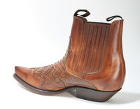 2500 Mayura Boots Ankle Boots Cognac Python