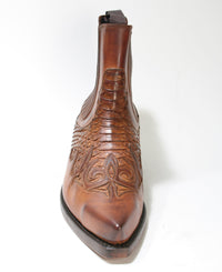 2500 Mayura Boots Ankle Boots Cognac Python