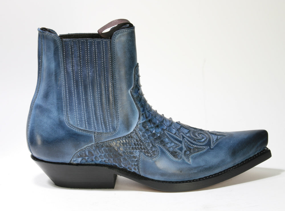 2500 Mayura Boots Ankle Boots Azul Python