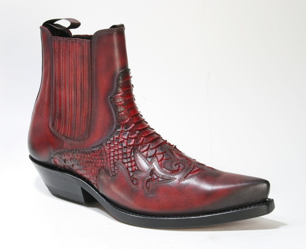 2500 Mayura Boots Rojo Python ankle boots