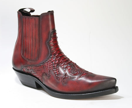 2500 Mayura Boots Rojo Python ankle boots