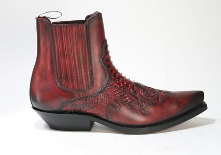 2500 Mayura Boots Rojo Python ankle boots