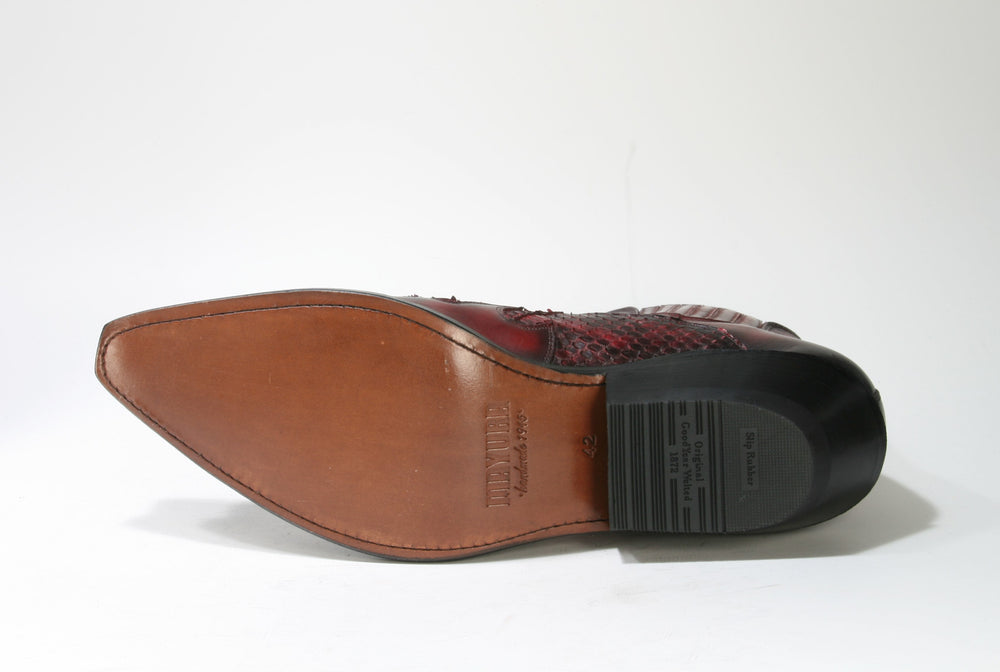 2500 Mayura Boots Rojo Python ankle boots