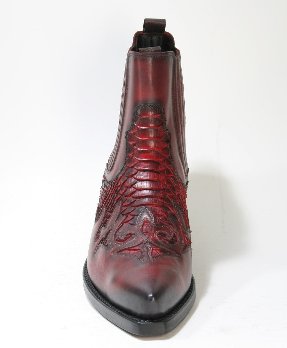 2500 Mayura Boots Rojo Python ankle boots