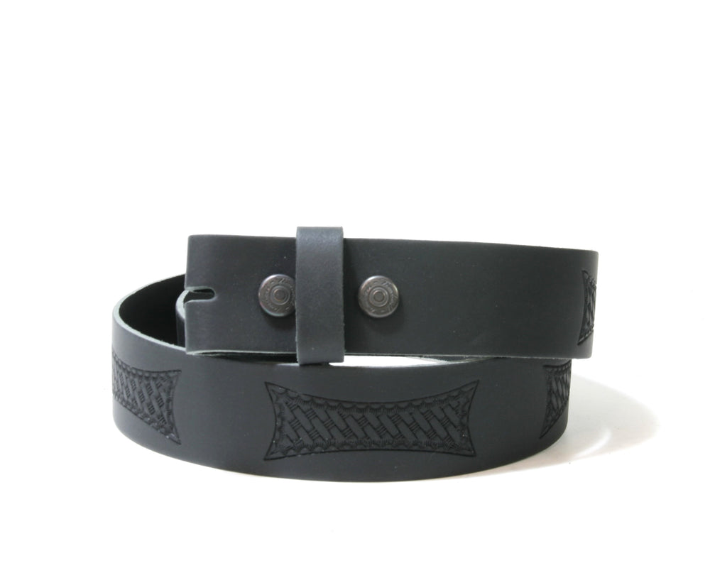 25025 RB Wechselgürtel mit Muster schwarz