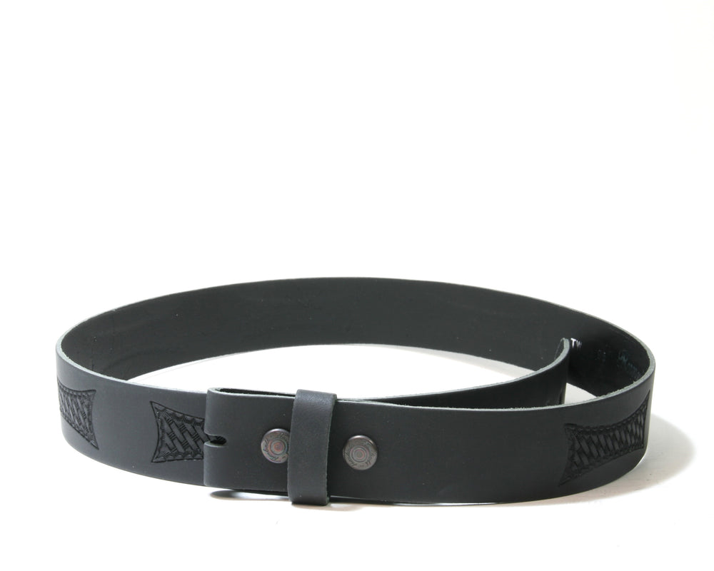 25025 RB Wechselgürtel mit Muster schwarz