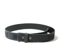 25025 RB Wechselgürtel mit Muster schwarz