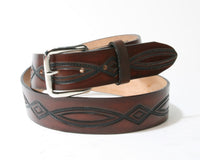 25064 RB Wechselgürtel mit Schließe Antikbraun