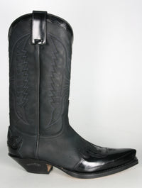 2560 Sendra Cowboystiefel Flor. Negro N. Negro