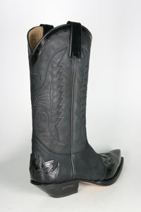 2560 Sendra Cowboystiefel Flor. Negro N. Negro