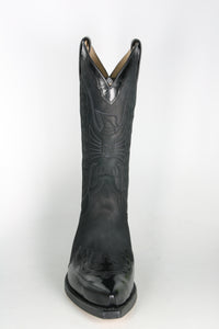 2560 Sendra Cowboystiefel Flor. Negro N. Negro