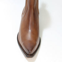 Ansicht der Spitze der Cowboy-Stiefelette von Mayura