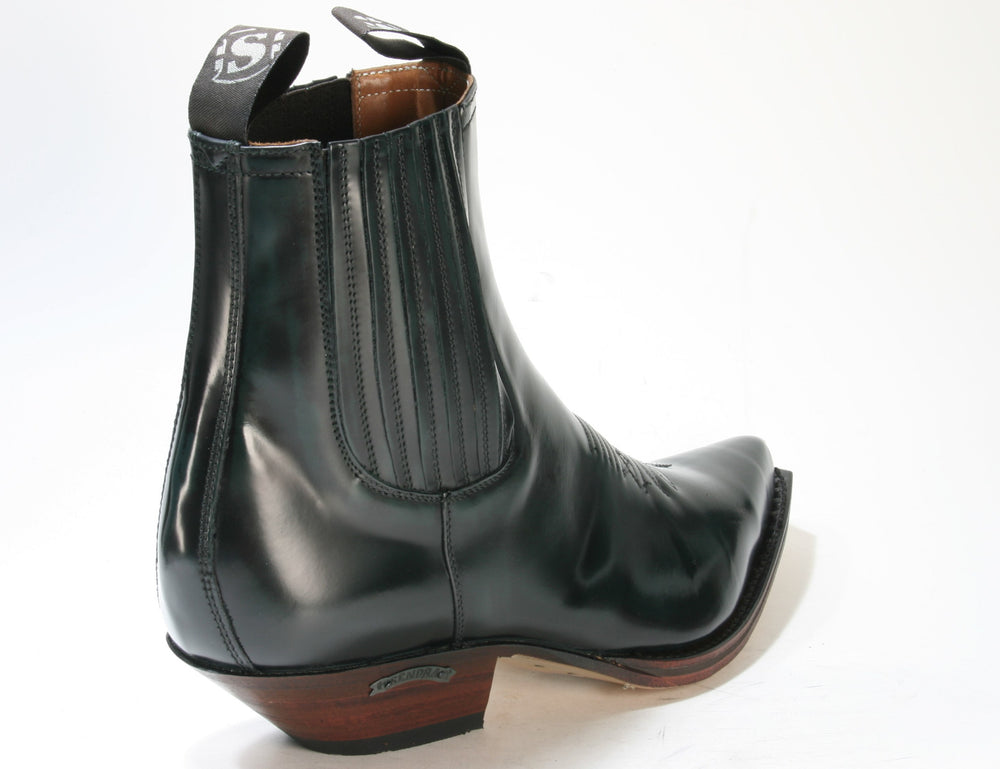 2581 Sendra Boots Stiefelette Flora Verde Botella Grün