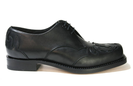 2587 Mayura Schnürschuhe Negro Flames