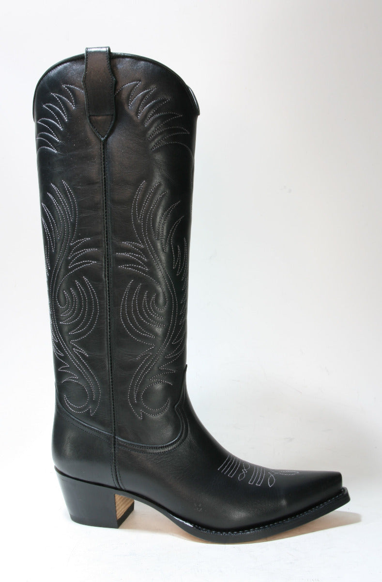 2601 Mayura Cowboystiefel Langschaft Napa Negra