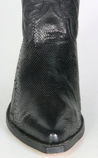2605 Cowboy boots Sendra Python Negro