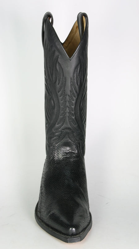 2605 Cowboy boots Sendra Python Negro