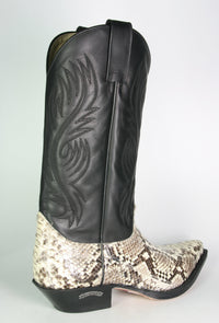 2605 Cowboy boots Sendra Python Natural