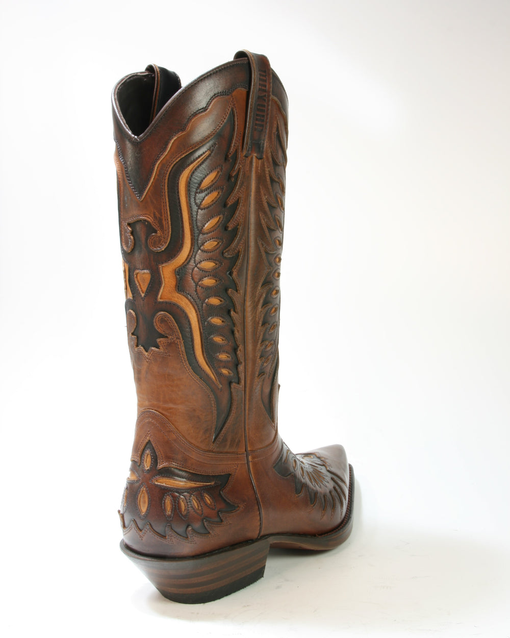 2626 Eagle MAYURA Cowboystiefel Pull Gras Castano Old Manchado