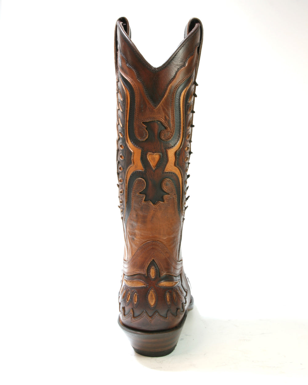 2626 Eagle MAYURA Cowboystiefel Pull Gras Castano Old Manchado