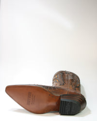 2626 Eagle MAYURA Cowboystiefel Pull Gras Castano Old Manchado