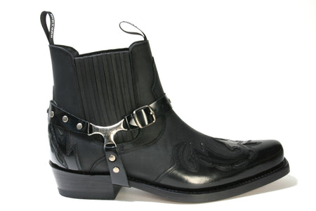 2646 Mayura Stiefeletten Flor. Black Crazy Old Black