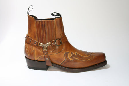 2646 Mayura Bikerboots Stiefeletten Castano