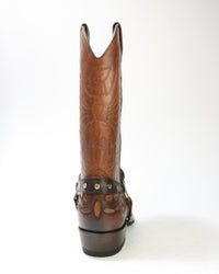 Ansicht hinten der Mayura Bikerboots mit klassischer Bikerform